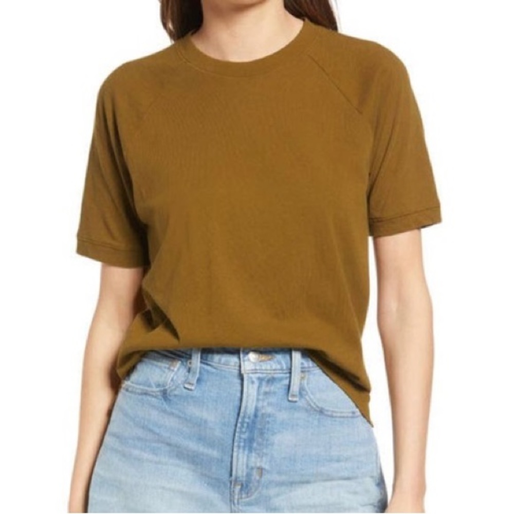 Madewell 'Softfade' Cotton Raglan Tee - size small